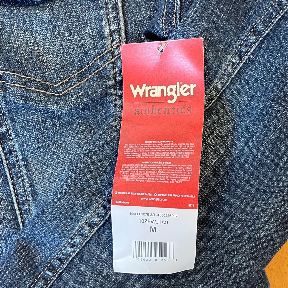 Wrangler Women's Dark Blue Jean Jacket - Picture 2 of 3